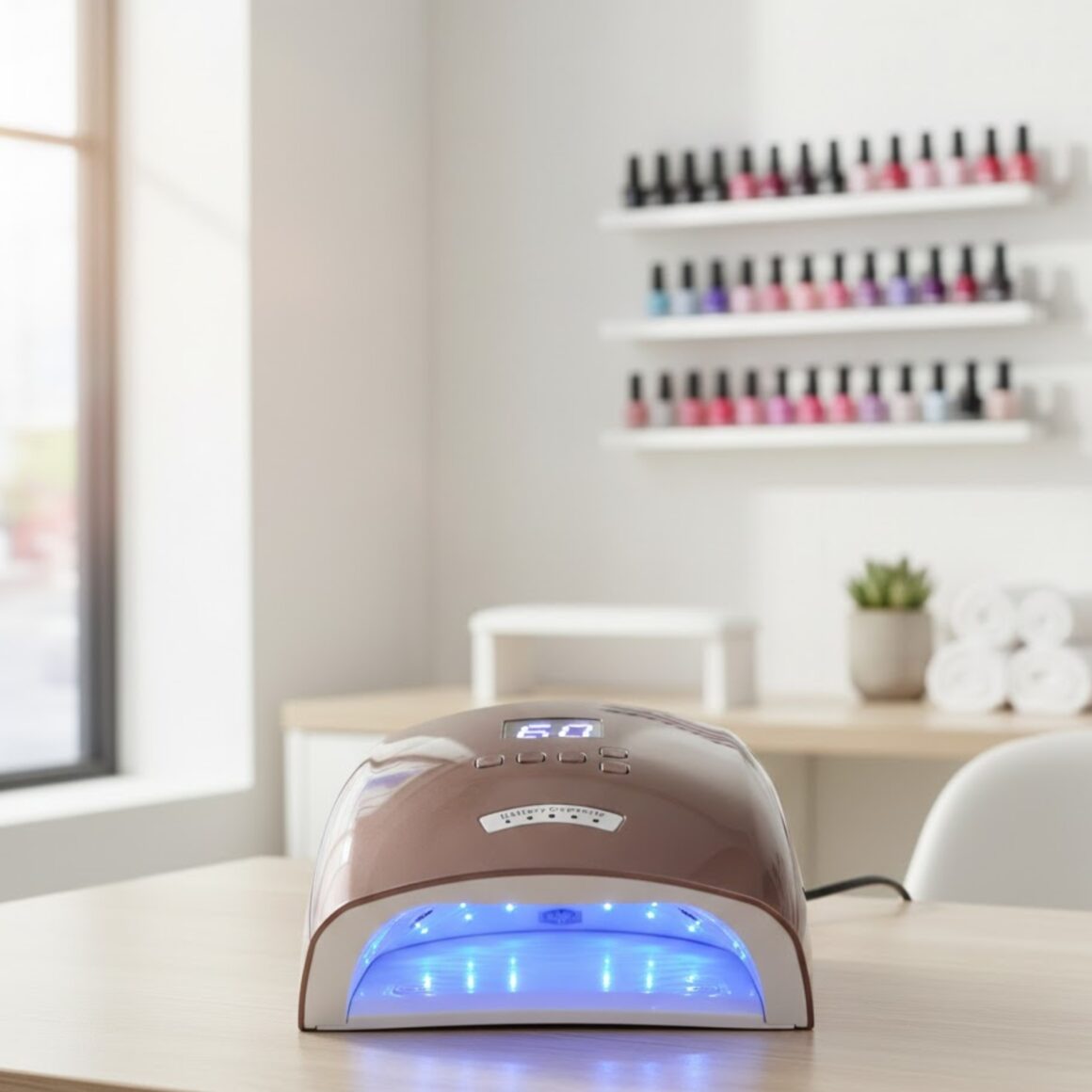 Lámpara UV LED Cordless Inalámbrica para Uñas · Portátil y Profesional