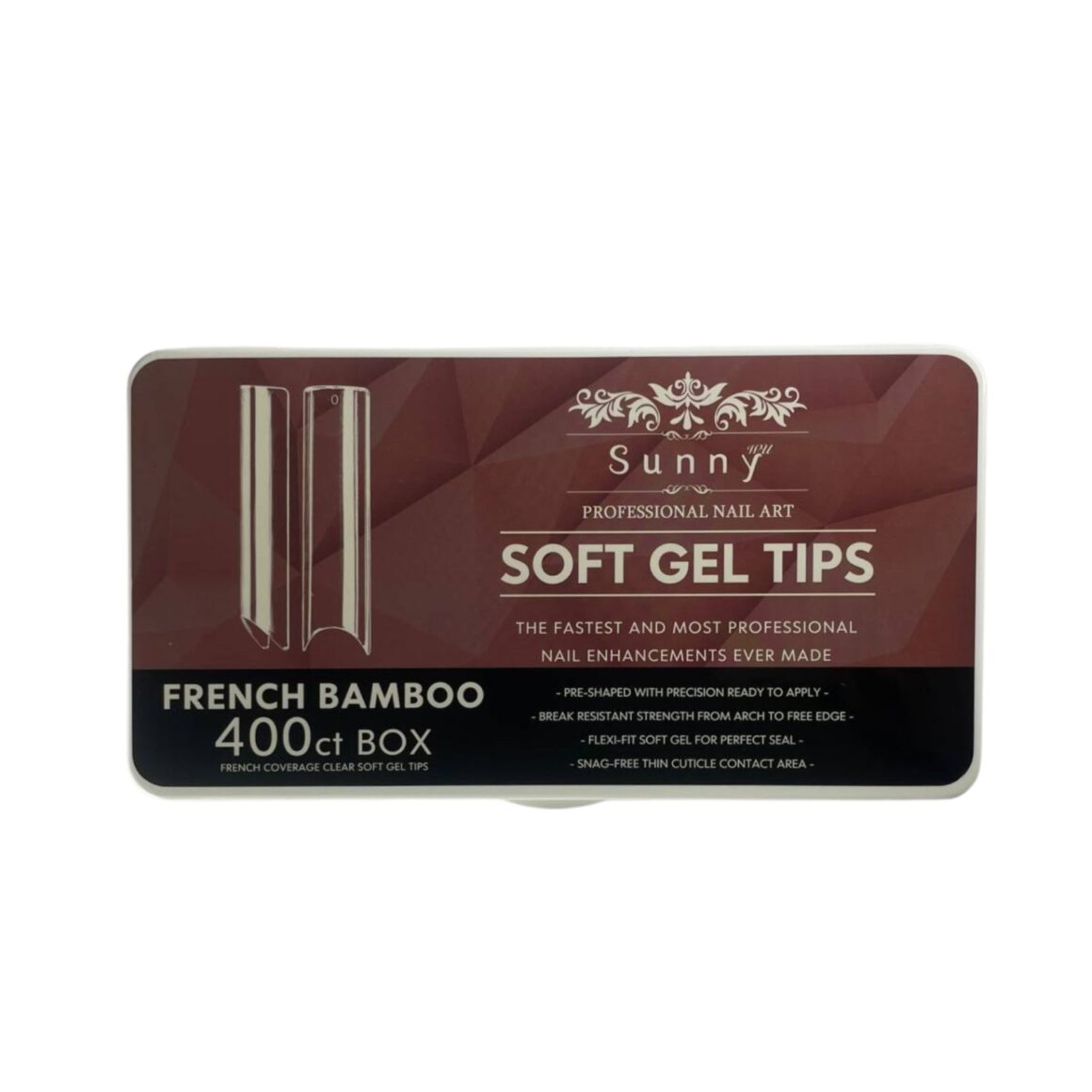 Soft Gel Tips French Bamboo
