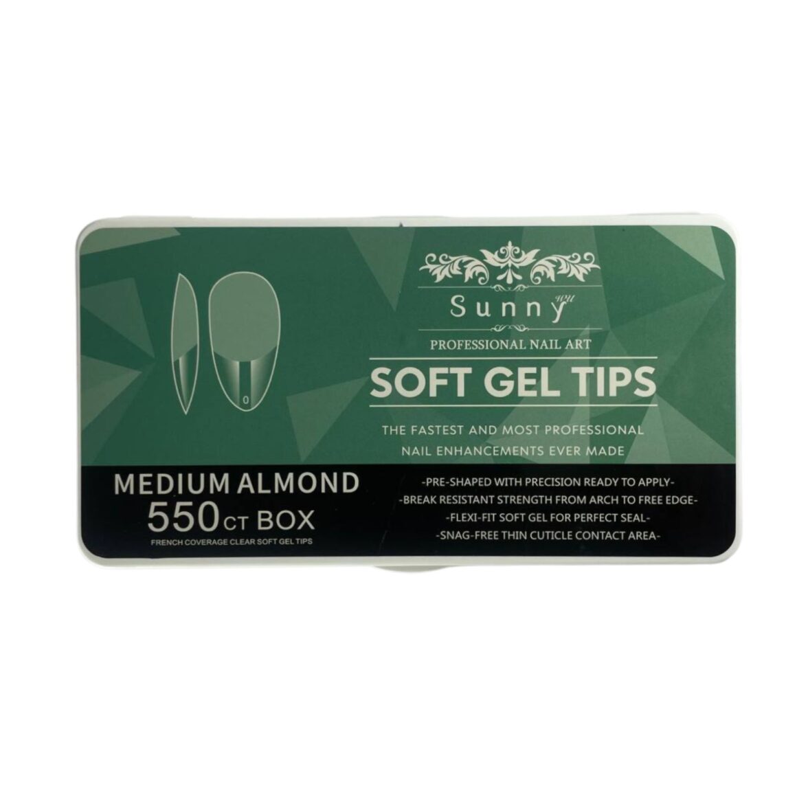 Soft Gel Tips Medium Almond