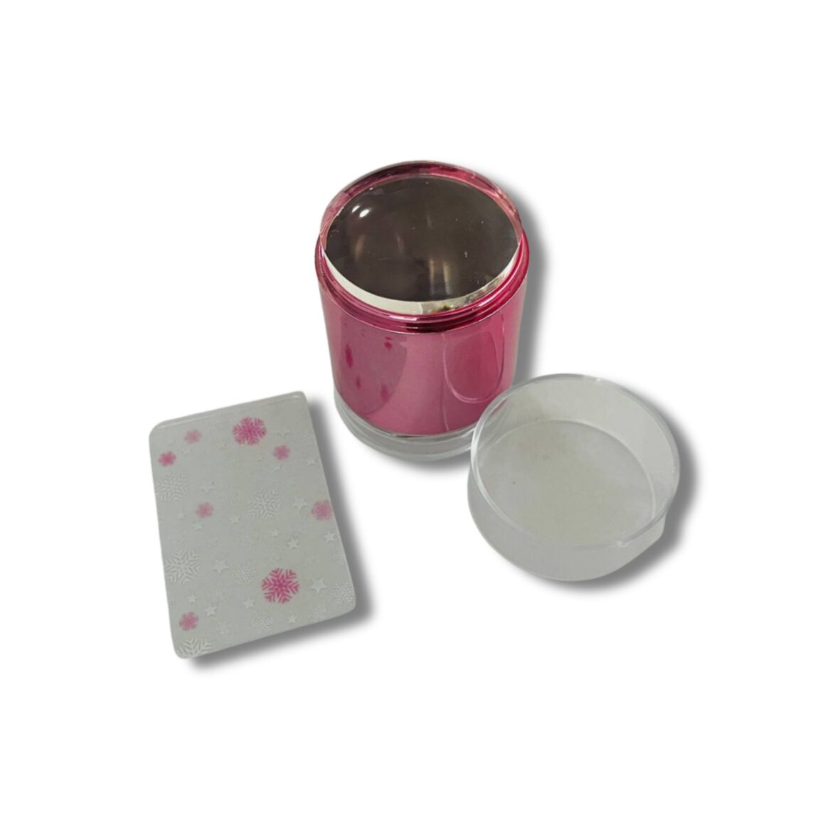 Kit de Estampadores Transparentes Premium para Nail Art – Efecto Espejo