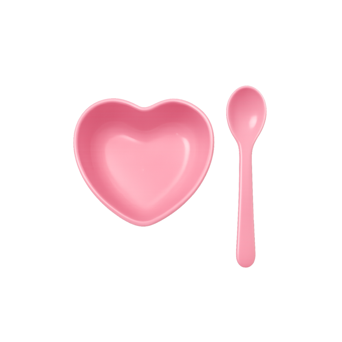 Set de Mezclador de Corazón Rosa - Bowl y Cuchara para Mascarillas de Manicura