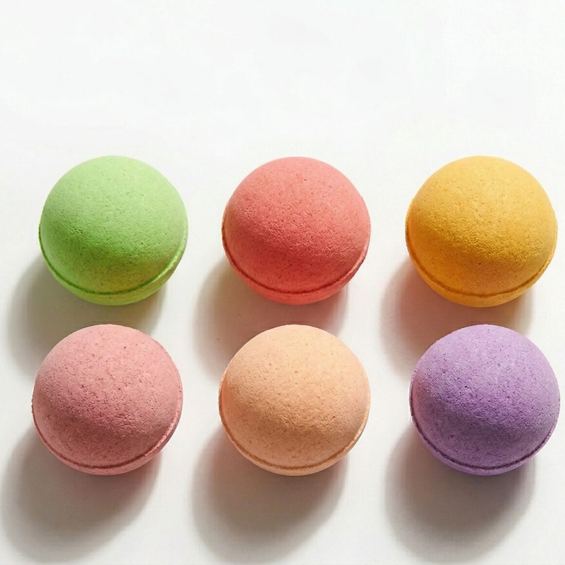 Dream Macaron Bath Balls - Bombas de Baño Efervescentes para Manicura y Pedicura Spa