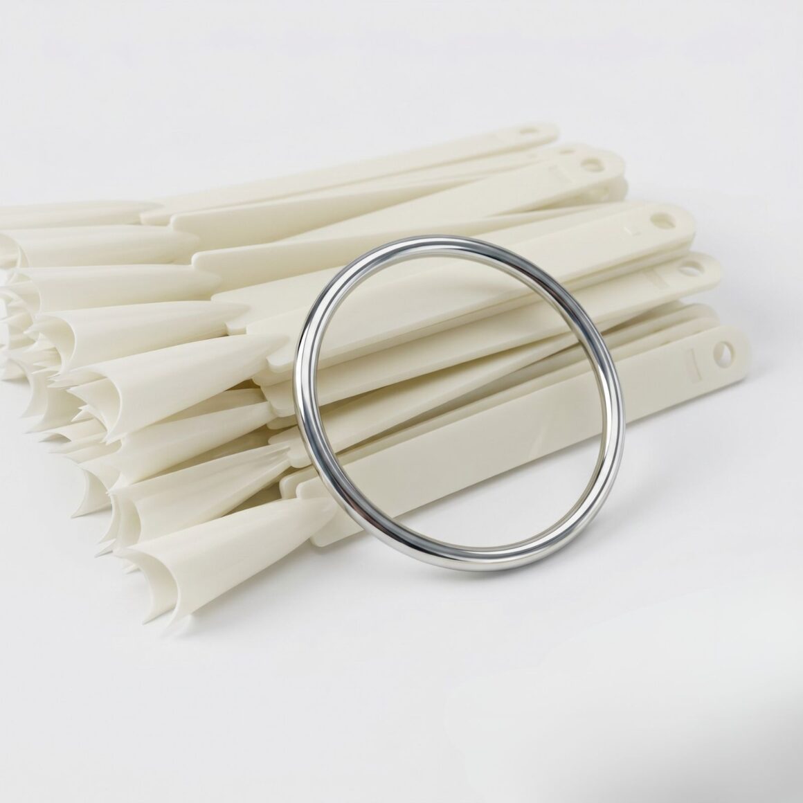 Muestrario de Uñas en Abanico - Tips de Práctica y Exhibición (Natural)