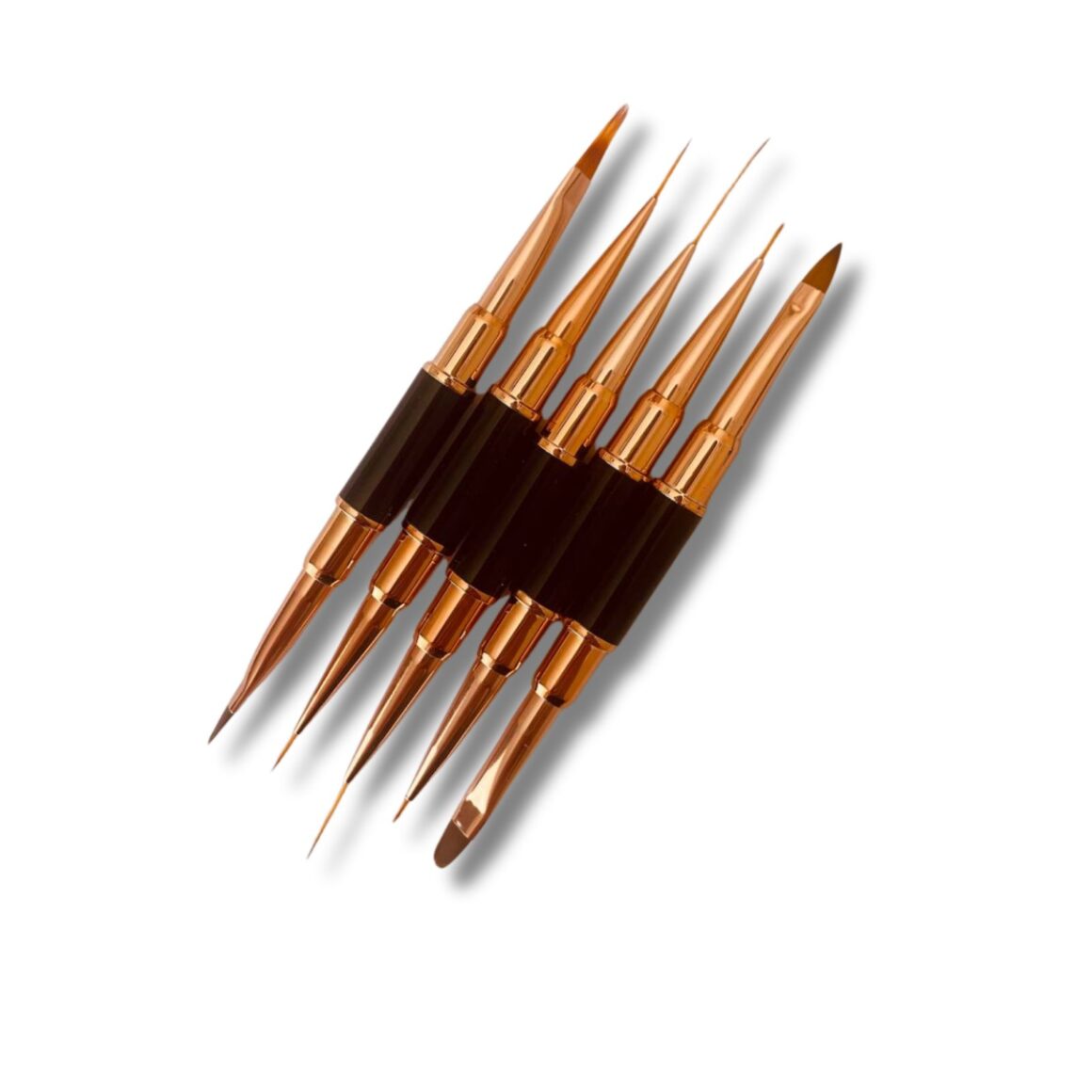 Set de Pinceles Duales Premium – Kit Maestro para Nail Art y Estructura